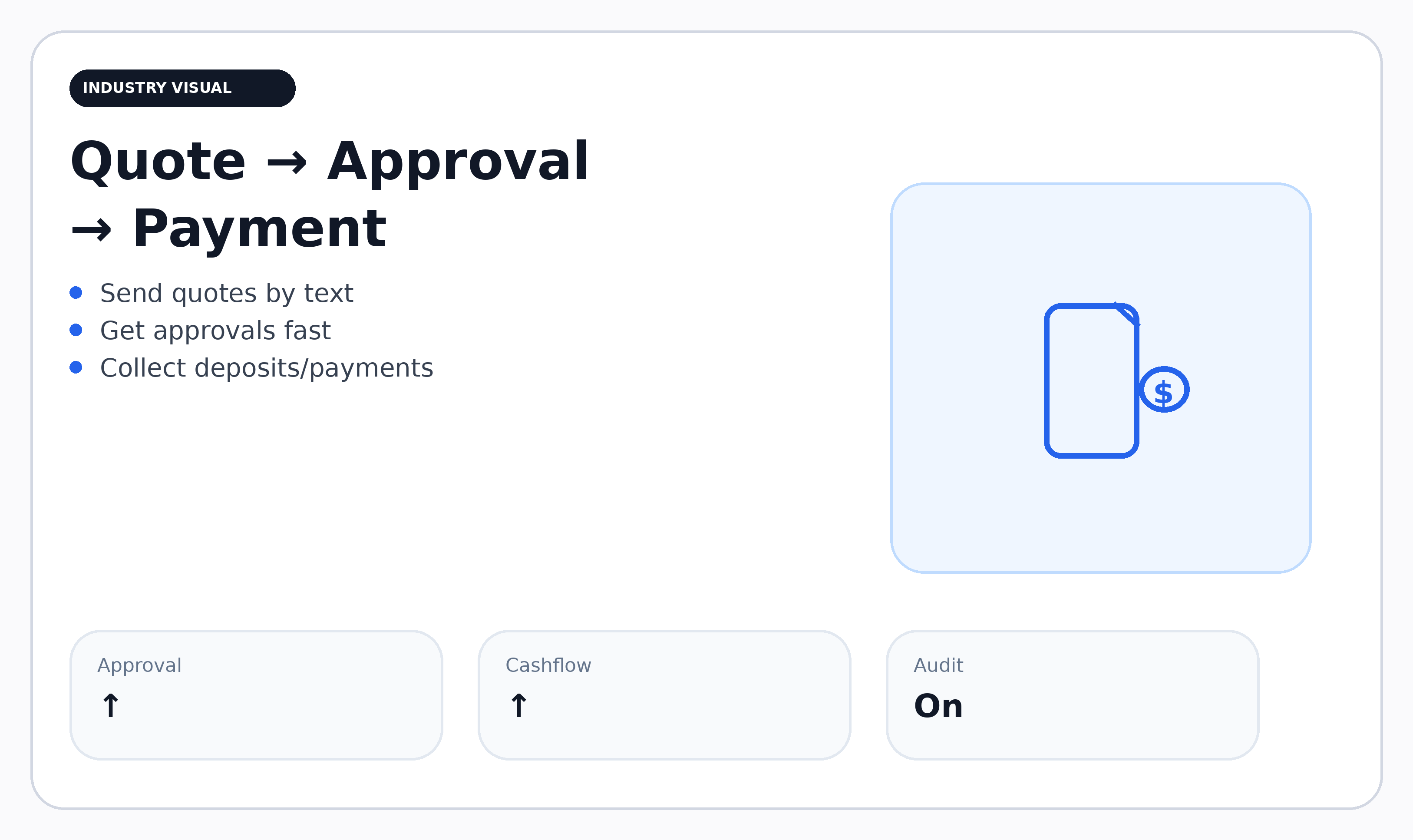 Quote to cash workflow